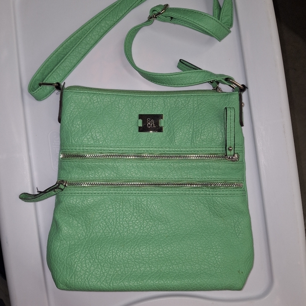 Style and Co Green Crossbody Purse